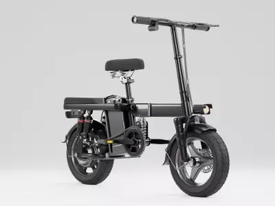 Folding Electric Bike 3D model
