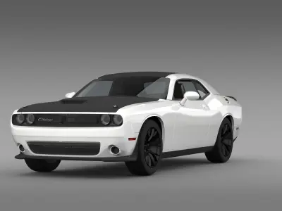 Dodge Challenger TA Concept LC 2014 3D model