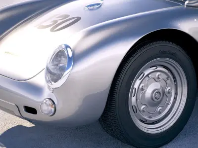 Porsche Spyder 550 1953 3D model