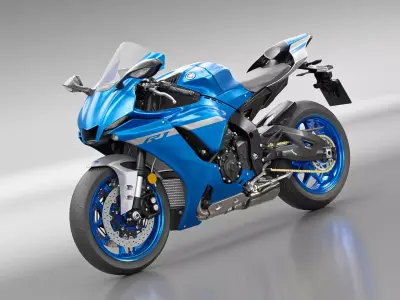 YAMAHA YZF R1 2020 Low-poly 3D model