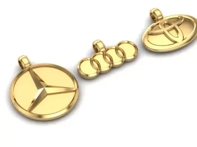 Pendants 3D print model