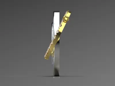 luxury jewelry necklace jp0264 3D print model