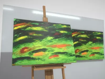 Nameless - Oil Painting Low-poly 3D model