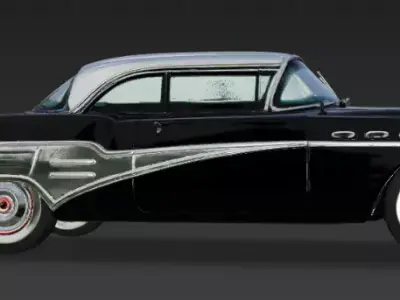 Buick Special 2 Door Sedan 1957 3D model 3D print model