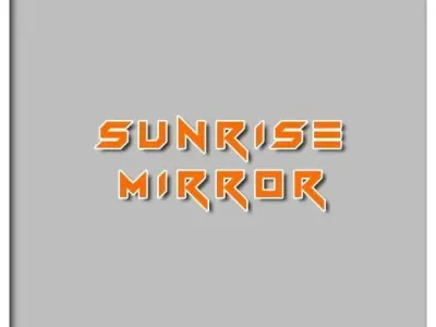 5 Modern Mirrors - Set 01 Low-poly 3D model
