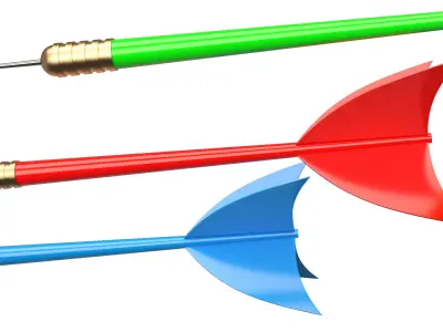 Dart Needle Low-poly 3D model