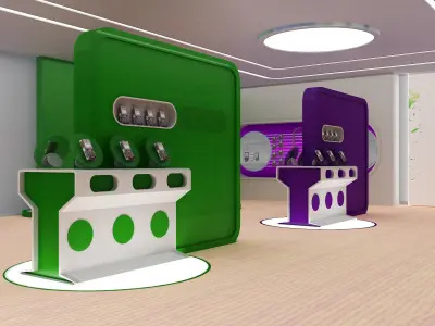 Interior Shop Market a561a 3D model