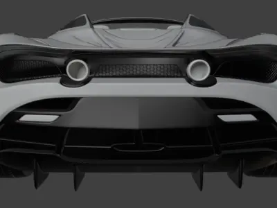 Mclaren 720s Spider 3D model from CGTrader