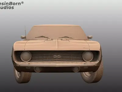 1969 Chevrolet Camaro SS  3D print model