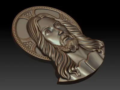 Jesus 2 head 3D print model