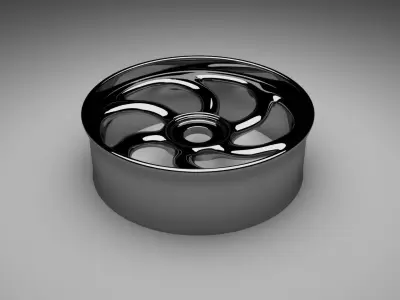Car Rim Wheel 3D model