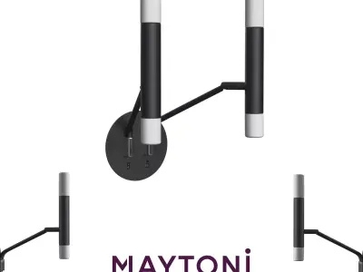 Sconce Vigo MOD620WL-04B Maytoni Modern Free 3D model