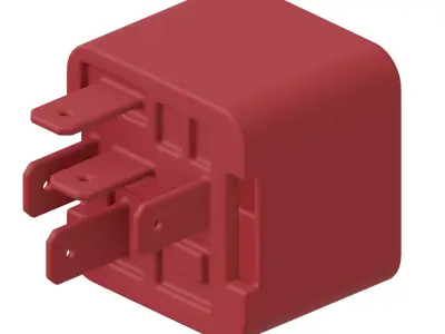 Plastic Auto Car Relay Switch Toy 3D model