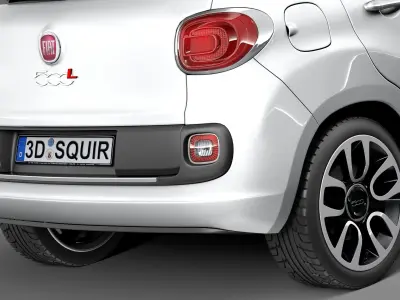 Fiat 500L 2013 3D model