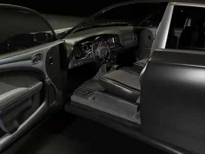 American Muscle Car 3D model