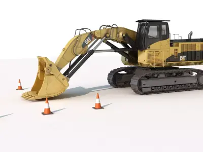 Bulldozer 3D model