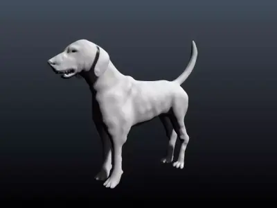 HOUND dog 3D model