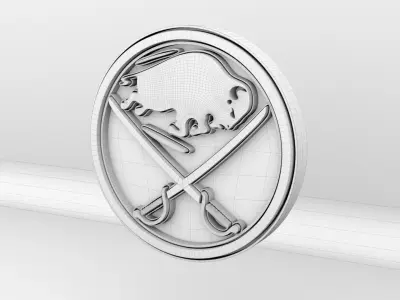 NHL Buffalo Sabres Team Logo 3D model