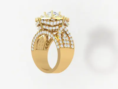 Ring for Girls 3D print model 3D print model