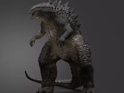 GODZILLA Low-poly 3D model