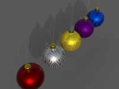 Christmas tree decoration 3D model