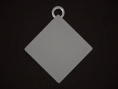 PANOT BARCELONA TILE LOSETA KEYCHAIN 3D print model