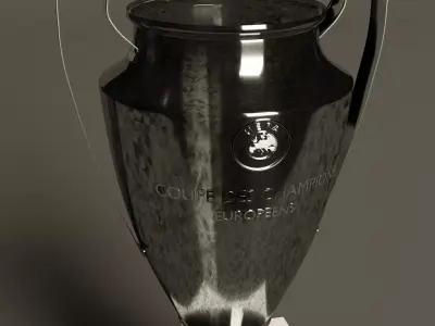 Champions League Trophy 3D model