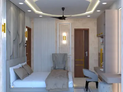 BEDROOM INTERIOR DESIGN 3D model