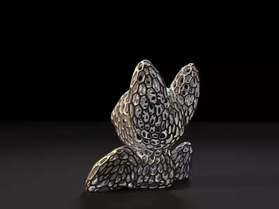 Bat Voronoi 3D print model