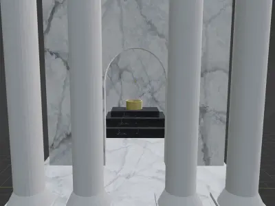 Roman Temple Free 3D model