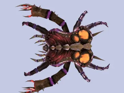 Spaceship Guard Low-poly 3D model