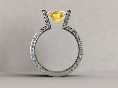 luxury ring 3D print model buy