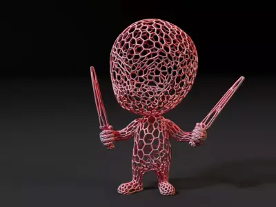 Baby Deadpool 3D print model