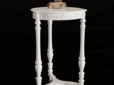 coffetable side table with car 3D model