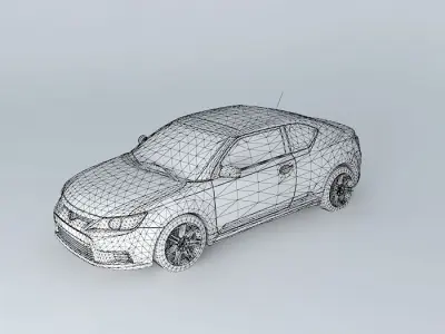 Scion tC 2012 Free 3D model