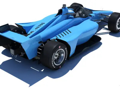 Indycar 2020 - Road version 3D model