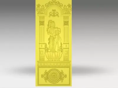WOMAN DOOR DESIGN 3D model