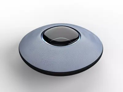Smart speaker home hub 3D model