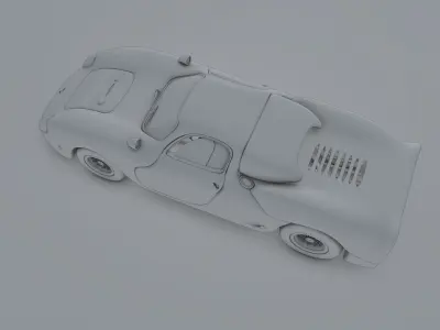 Simple Concept Sportcar  3D model