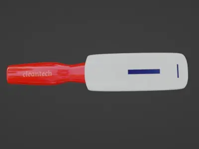 Car cleaning Wheel Brush Low-poly 3D model