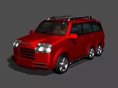 TC New Model Car Low-poly 3D model