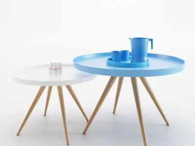 Tiny Tables Set  3D model