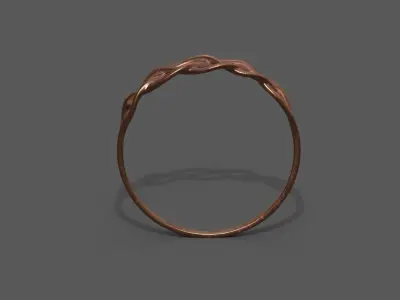 High-Quality 3D Ring Model Low-poly 3D model 21