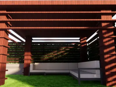 pergola 3D model