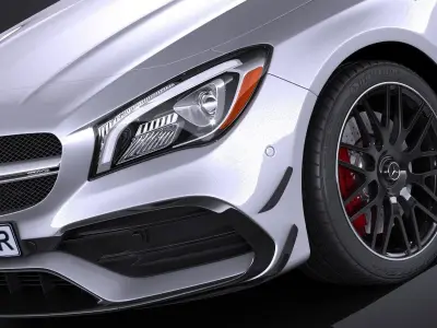 Mercedes-Benz CLA45 AMG 2017 3D model
