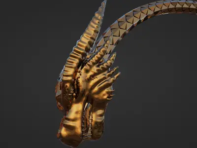 Luxury DRAGON BRACELETS 3D print model