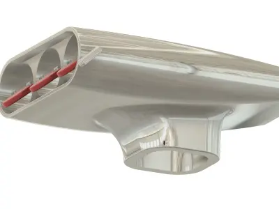 3d printable model car scoop hi-poly 3D print model