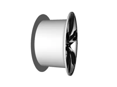 Rim For High Performance Cars AAA Low-poly 3D model