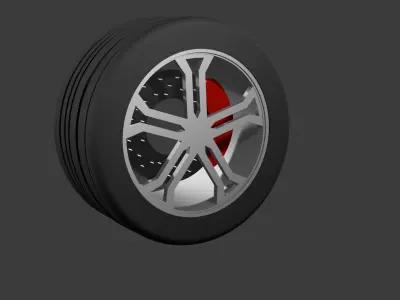 Car Wheel 2 3D model