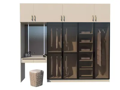 MD LAB CLOSET 02 3D model